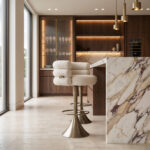 VIS-BY13 Luxury Upholstered Bar Stool