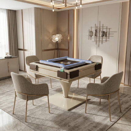 CC-MJ02 Automatic Mahjong Table Set – Smart Electric Game Table for Home, Villa & Club Use
