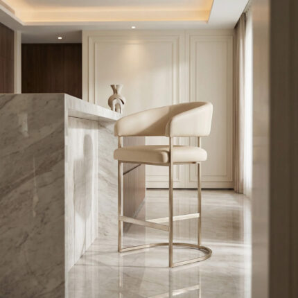 VIS-BY14 Modern Luxury Upholstered Bar Stool